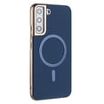 thumbnail image 5 of for Samsung Galaxy S22 Magnetic Case PU Leather [Compatible with Mag-Safe Wireless Charging] Magnetic Cover Shockproof Lightweight Slim Anti-Scratch Phone Cover for Samsung Galaxy S22, Darkblue, 5 of 6