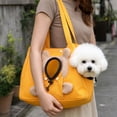 thumbnail image 2 of BingTong Cute Bear‑Style Pet Tote Carrier Bag,Soft Canvas Portable Shoulder Handbag,Adjustable Head‑Out Hole Design,Travel Purse for Pet,Bag for Walking Shopping Outdoor Daily Outings,Bear, 2 of 7