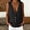 Black, variant on Sleeveless Vest for Women Button Down Deep V Neck Cotton Everyday Comfy Tops Loose Fit Business Summer Solid Trendy Travel Waistcoats