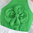 thumbnail image 7 of AherBiu Baby Toddler Girls Clothes 2 Piece Formal Outfits Summer Tank Tops with Shorts Dressy Set, 7 of 7