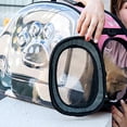 thumbnail image 3 of Transparent Cat Carriers, Portable Foldable Pet Backpack  for Walks Travel, 3 of 7