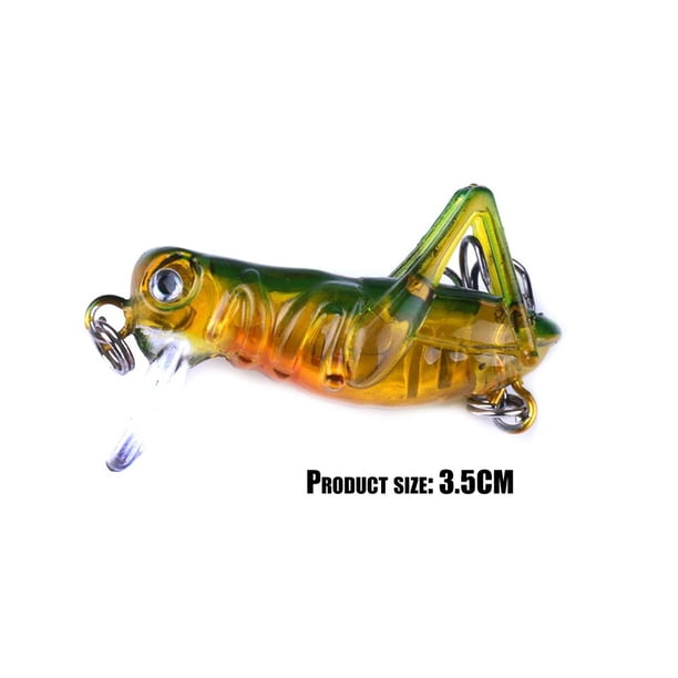 Wobblers de pesca de saltamontes de 3,5g, Mini señuelos de pesca para artes de pesca (estilo E) Sywqhk Para Estrenar