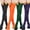 2+3+4+6, variant on 4 Pcs Pumpkin Devil Halloween Socks, Knee Over Socks, Striped Long Socks, Polyester Cotton