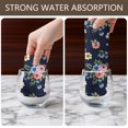 thumbnail image 6 of 2 Pcs Pioneer Flower Floral Print Pattern Kitchen Towels, Funny Microfiber Dish Towel Set, 18" X 26" Tea Towels, 6 of 6