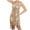 Rose Gold, variant on LYEAA Formal Dresses for Women 2024 Sleeveless Sparkly Tassel Midi Dress One Shoulder Elegant Dress Bodycon Plain Gown Cocktail Dress Zipper Dress Holiday Party Club Dress Stretchy Dress Gold S