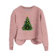 thumbnail image 4 of Christmas Sweaters for Women 2024 Womens Sweater Cozy Christmas Print Sweater with Round Neck and Long Sleeves for A Chilly December, 4 of 4