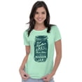 thumbnail image 5 of Together Like Moonshine and Mason Jar Women's T Shirt Ladies Tee Brisco Brands 2X, 5 of 6