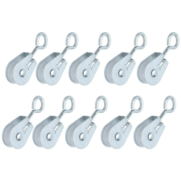 Rope Pulley,25pcs Pulley Durable Wearable Cable Pulley Heavy Duty Pulley  World-Class Design