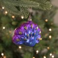 thumbnail image 2 of Northlight Sitting Glittered Peacock Glass Christmas Ornament - 4.25" - Purple, 2 of 4