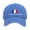Blue, variant on Men Women's France Flag Printed Base Ball Cap Vintage Washable Soft Breathable Football Fans Sun Hat
