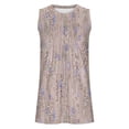 thumbnail image 3 of Tank Top for Women Printed Pullover Fashionable Casual Round Neck Top, 3 of 3