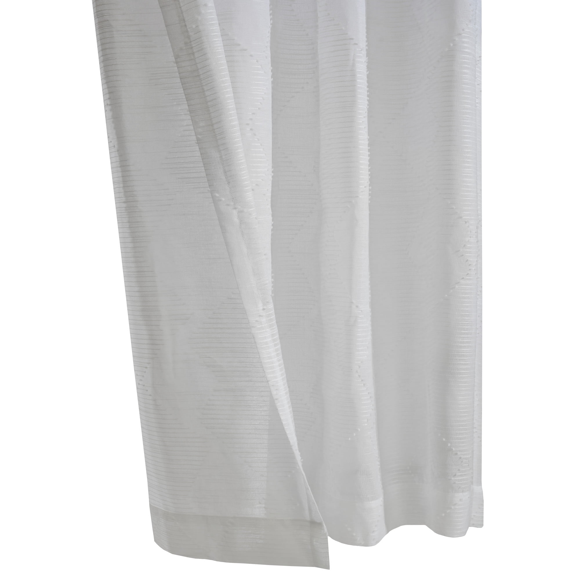 Loft Living Dimitro Sheer Grommet Indoor Curtain 52 x 108 in White
