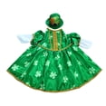 thumbnail image 3 of St. Patrick's Porch Goose Outfits for 23" Lawn Goose Statue Clothes Easter 4th of July Hat Tutu Skirt Costume, 3 of 8