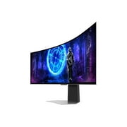 Samsung 49 Odyssey OLED G9 Dual QHD 240Hz 0.03ms G-Sync Compatible Curved Gaming Monitor with Glare Free and Smart Features - LS49DG956SNXGO