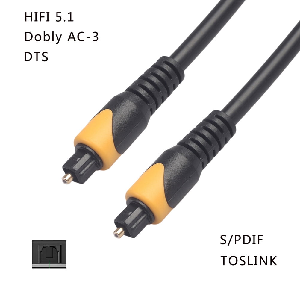 Achetez EMK QH / A6.0 3m 24K Port or Plaqué Numérique Câble Audio de Fibre  Optique Toslink SPDIF Câble Coaxial de Chine