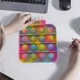 thumbnail image 3 of Push Bubble Square Notebook Extrusión De Silicona Suave Bloc De Notas De Burbujas Juguete De Descompresión Serendint FN006565-04, 3 of 6