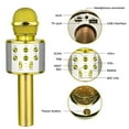 thumbnail image 3 of Wireless Bluetooth Karaoke Microphone with LED Lights, Portable Karaoke Machine Speaker Home Party travel Birthday gift for Android/iPhone/PC, 3 of 7