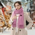 thumbnail image 2 of Heated Scarf for Men Women, Electric USB Heated Neck Wrap with 3 Heating Modes 104°F/122°F/140°F, Pink, 2 of 12