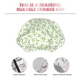 thumbnail image 3 of Kdxio Bamboo 1 Print Shower Cap for Women,Elastic and Reusable,Double Waterproof Layers Bathing Hat, 3 of 6