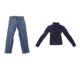 thumbnail image 1 of 1/6 hombres ropa casual sudaderas con capucha pantalones para accesorios de de acción masculinas de perfke Suéter de figuras masculinas de acción, 1 of 9