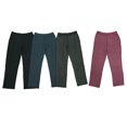 thumbnail image 2 of Eddie Bauer Women's Straight Leg Fleece Lounge Pants, Ultra Soft, Relaxed Fit (Black, L), 2 of 2