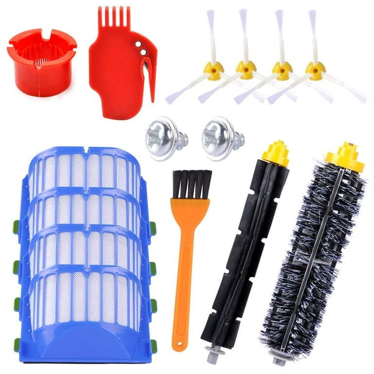 For iRobot Roomba 600 605 606 610 614 620 660 630 651 650 670 690 680 698  Hepa Filter Main Side Brush Parts Vacuum Cleaner Kits
