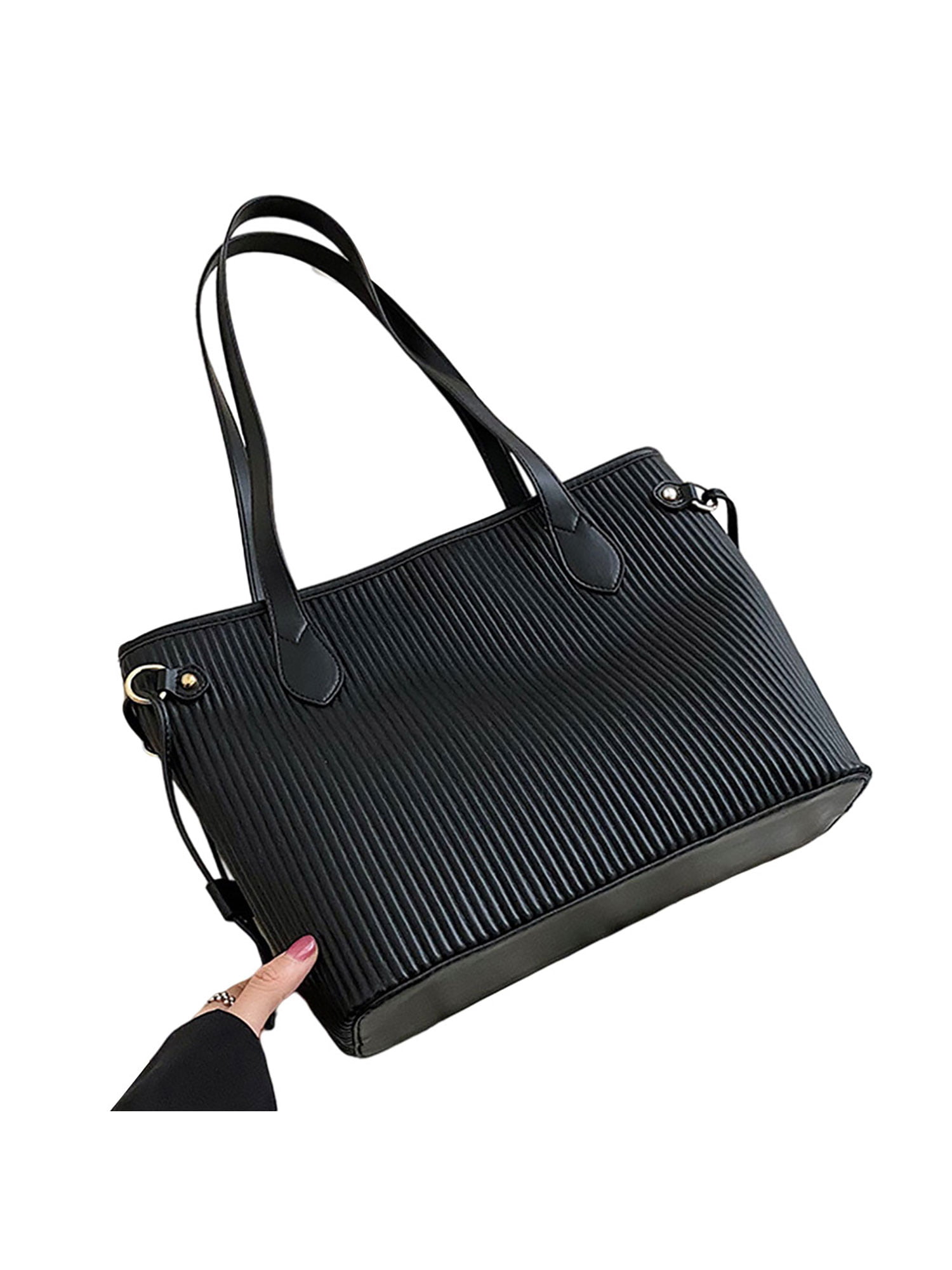 Womens Fashion Lady Handbag Shoulder Crossbody Bag Black Big Travel Bags Totes 