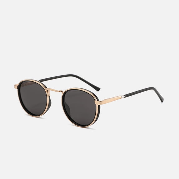 Retro Round Frame Sunglasses Men Polarized Luxury Women Driving Glasses Anti-glare UV400 Alloy Eyewear Accessories