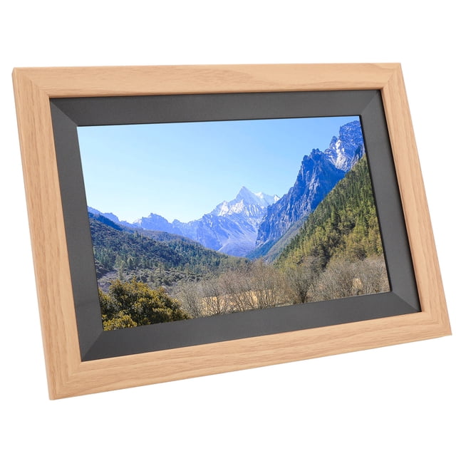 10.1 Inch Wi Fi Digital Picture Frame, 1280x800 HD IPS Touch Screen Smart Electronic Digital Photo Frame 16GB Storage Auto Rotate Wall Mountable Photo Disply with Speakers