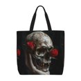 thumbnail image 1 of Easygdp Realistic Rose Skull Bolsa Tote para Mujer, Bolso de Hombro para Trabajo, Playa, Viajes, Compras y Supermercado, 1 of 7
