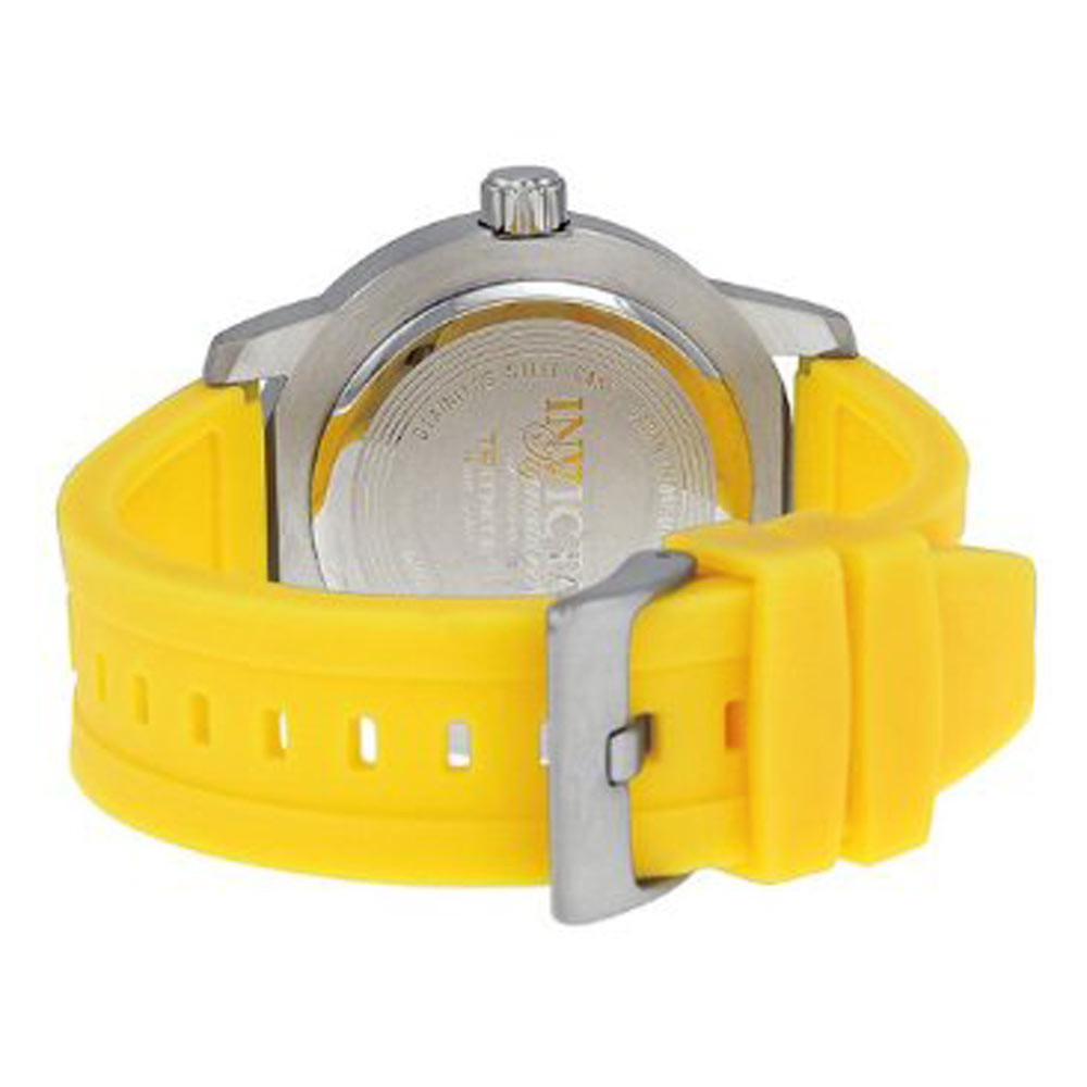Invicta Men's 7463 Signature II White & Black Dial Yellow Rubber Strap Watch