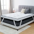 thumbnail image 2 of Queen Rose Mattress Topper Full Cooling Plush Pillow Top Mattress Pad/Bed Topper, Hotel Quality Down Alternative Pillow Topper with Elastic band, 2 of 11