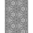 thumbnail image 1 of Ahgly Company Machine Washable Indoor Rectangle Transitional Platinum Gray Area Rugs, 4' x 6', 1 of 7