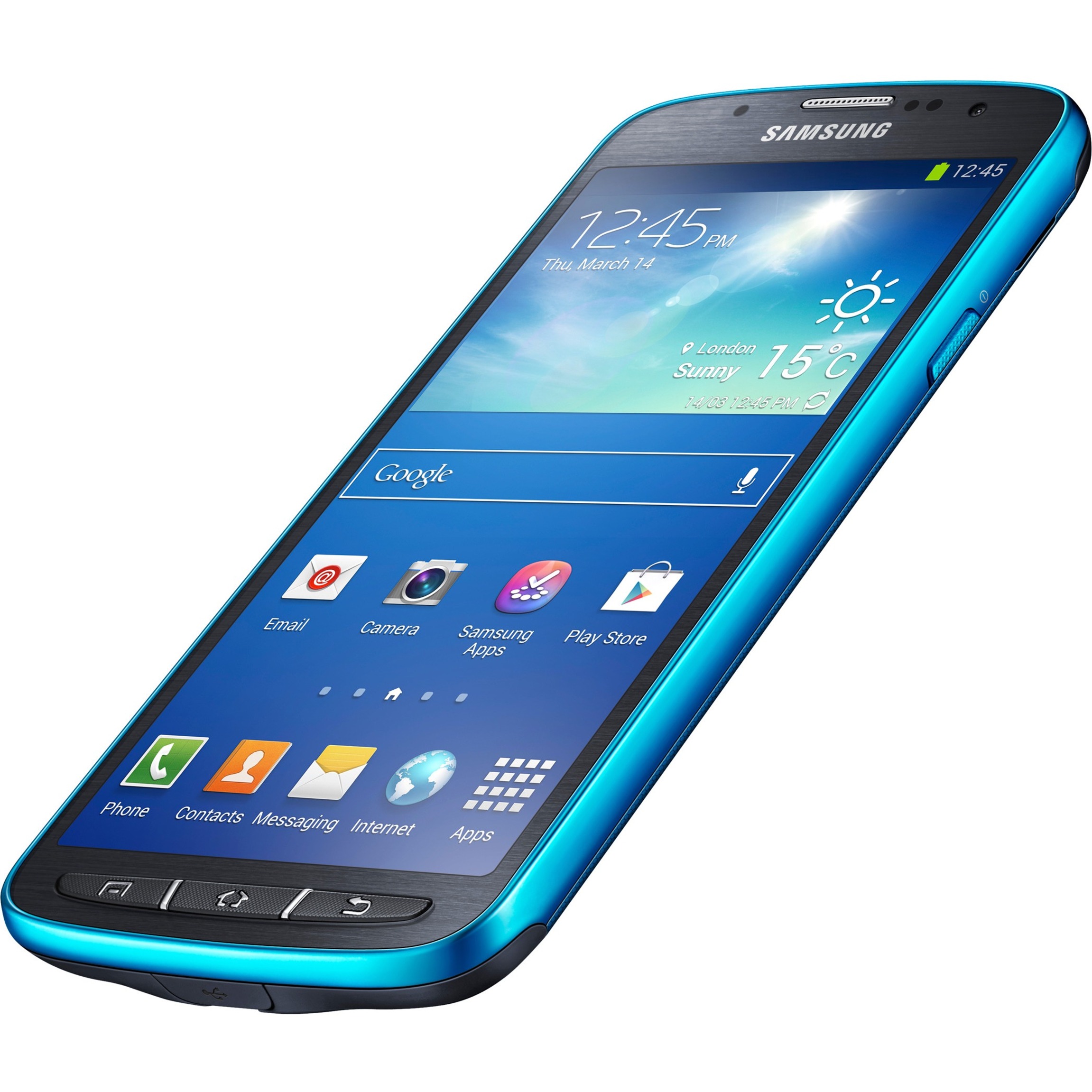 Samsung Galaxy S4 Active SGH-I537 16 GB Smartphone, 5" LCD Full HD 1920 x 1080, 2 GB RAM, Android 4.4 KitKat, 4G, Blue - image 5 of 6
