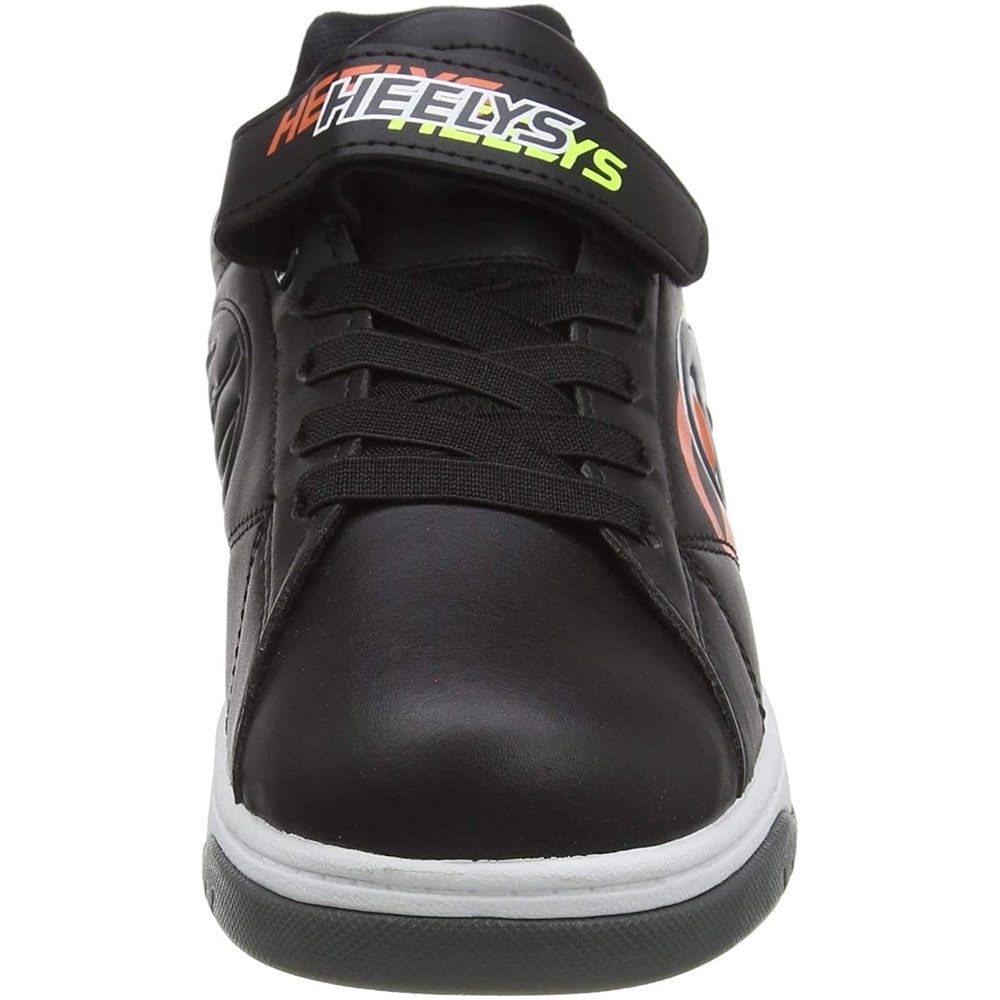 Heelys Heelys boys Wheeled Footwear Skate Shoe, Black/Neon Ylw/Flame
