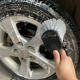 thumbnail image 5 of Wheel & Tire Brush for Car Rim, Soft Bristle Car Wash Brush, Cleans Tires & Releases Dirt and Road Grime, Short Handle for Easy Scrubbing Black, 5 of 5