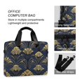 thumbnail image 4 of FORMRS 16" Laptop Bag Carrying Sleeve Case with Handle Travel Shoulder Briefcase, Gold Art Pattern, 4 of 8