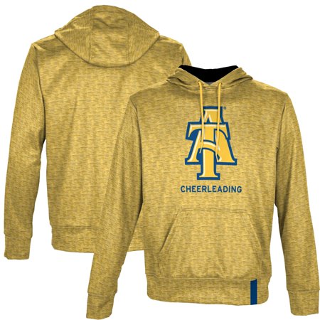 Men's ProSphere Gold North Carolina A&T Aggies Cheerleading Name Drop Pullover Hoodie