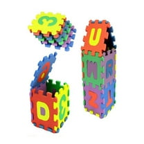Diceymbol Foam Play Mat Children’s Foam Puzzle Mat, Play Mats, Play Rugs Create & Build A Safe Area Non-Toxic Mat with Colors, Shapes, Alphabet