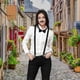 thumbnail image 2 of Men's 1920s Accessories Costume - Mafia Gangster Fancy Dress Costumeparty Cosplay, 2 of 5