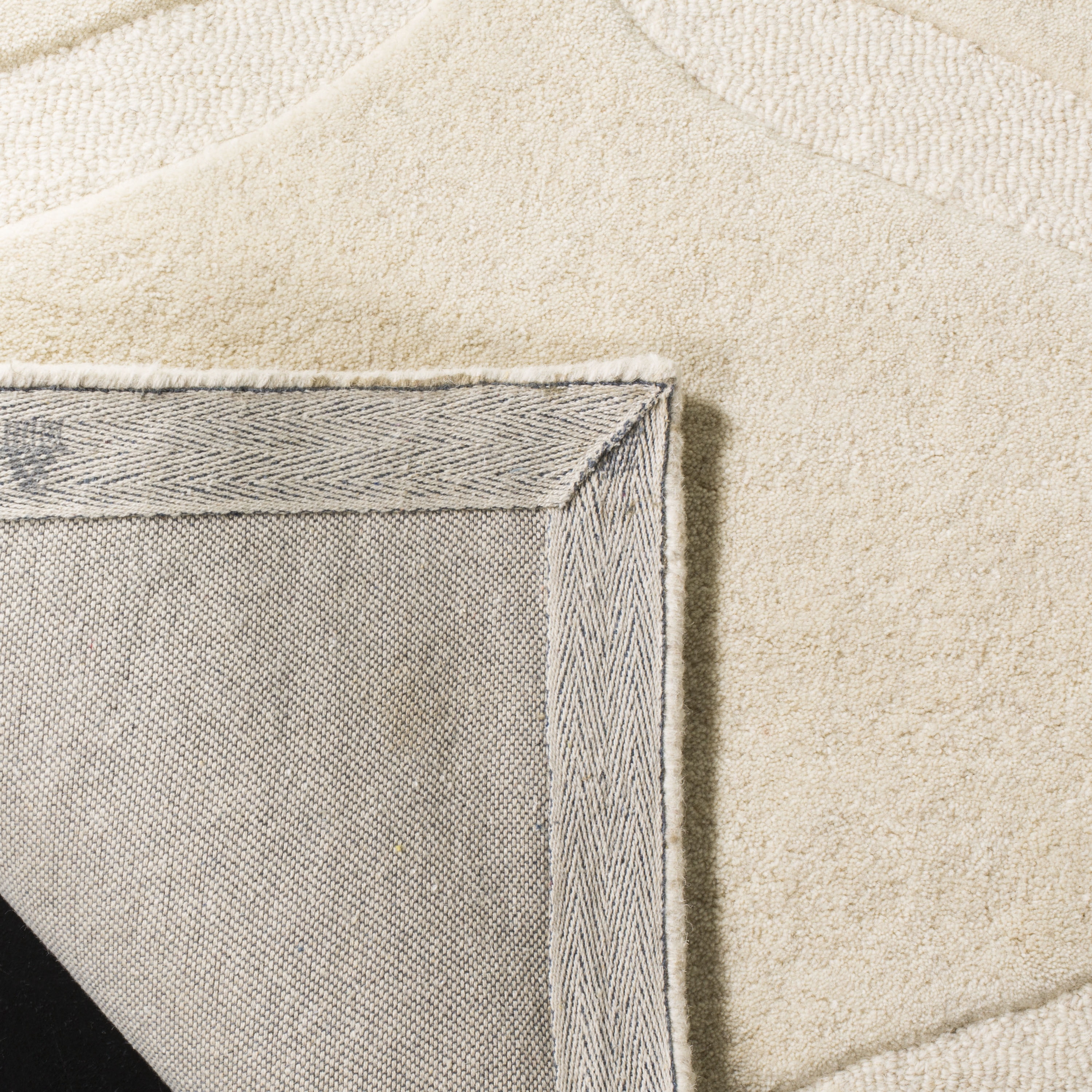 SAFAVIEH Cambridge Jared Geometric Wool Runner Rug, Ivory, 2'6" x 8'