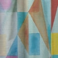 thumbnail image 4 of DESIGN ART Designart 'Modern Patchwork' Modern Curtain Single Panel 52 in. wide x 120 in. high - 1 Panel 120 Inches, 4 of 5
