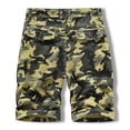 thumbnail image 4 of Fheaev Cargo Shorts For Men Men's Camouflage Workwear Shorts Fit Multi Pocket Zipper Straight Leg Five Piece Pants Shorts, 4 of 9
