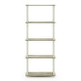 thumbnail image 5 of Furinno Turn-N-Tube 5-Tier Multipurpose Shelf Display Rack, Sonoma Oak/White, 5 of 6