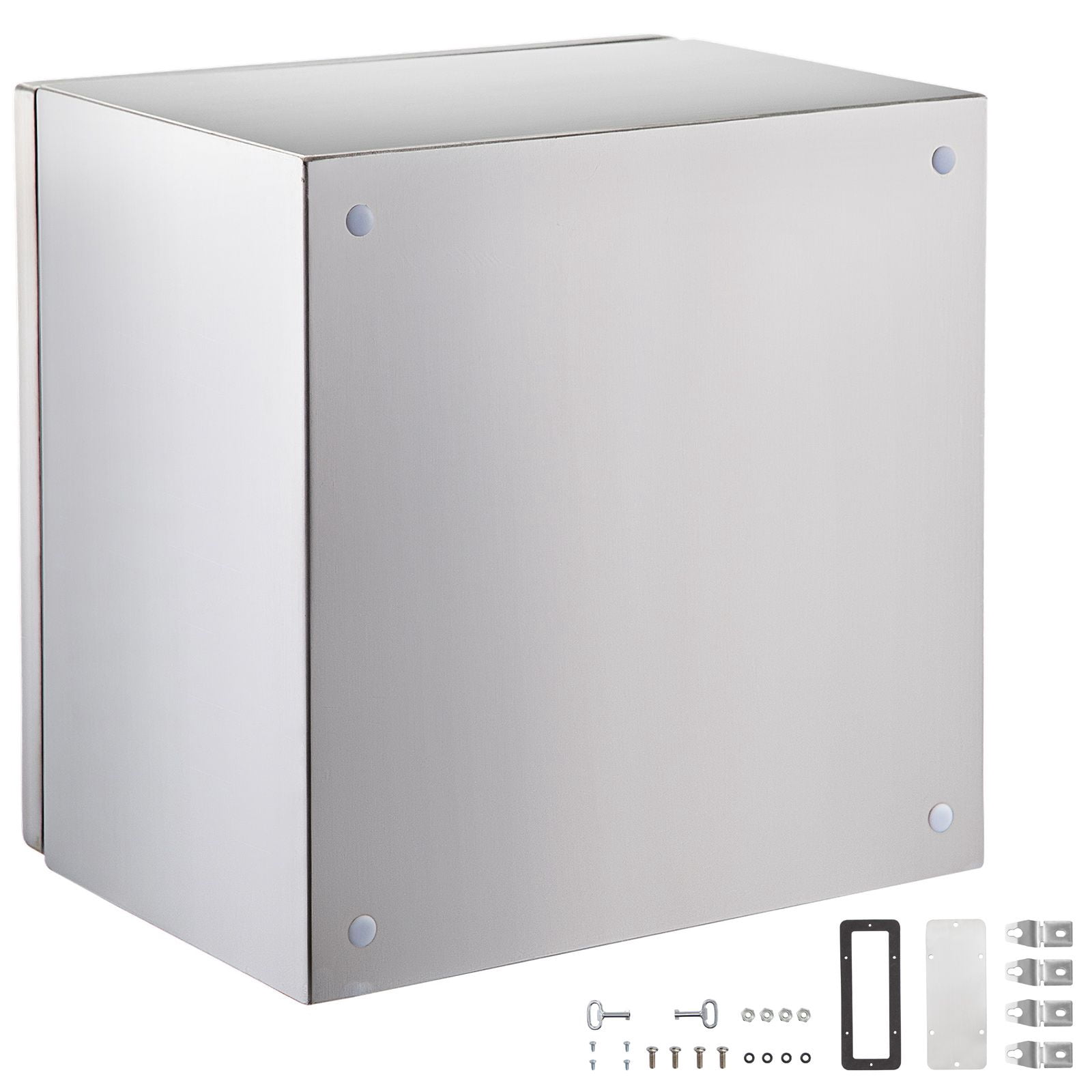 Stainless Steel Electrical Enclosure 12 x 12 x 8 Inch IP66, Outdoor Indoor Junction Box with Mounting Plate, 4X
