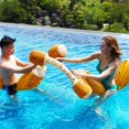 Pool Float Toy Water Game Swim Ring Inflated Float Pool Inflatable(4