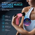 thumbnail image 4 of Masajeador de percusión, masajeador muscular, masajeador eléctrico portátil, masajeador deportivo para atletas de oficina y hogar, 4 of 7