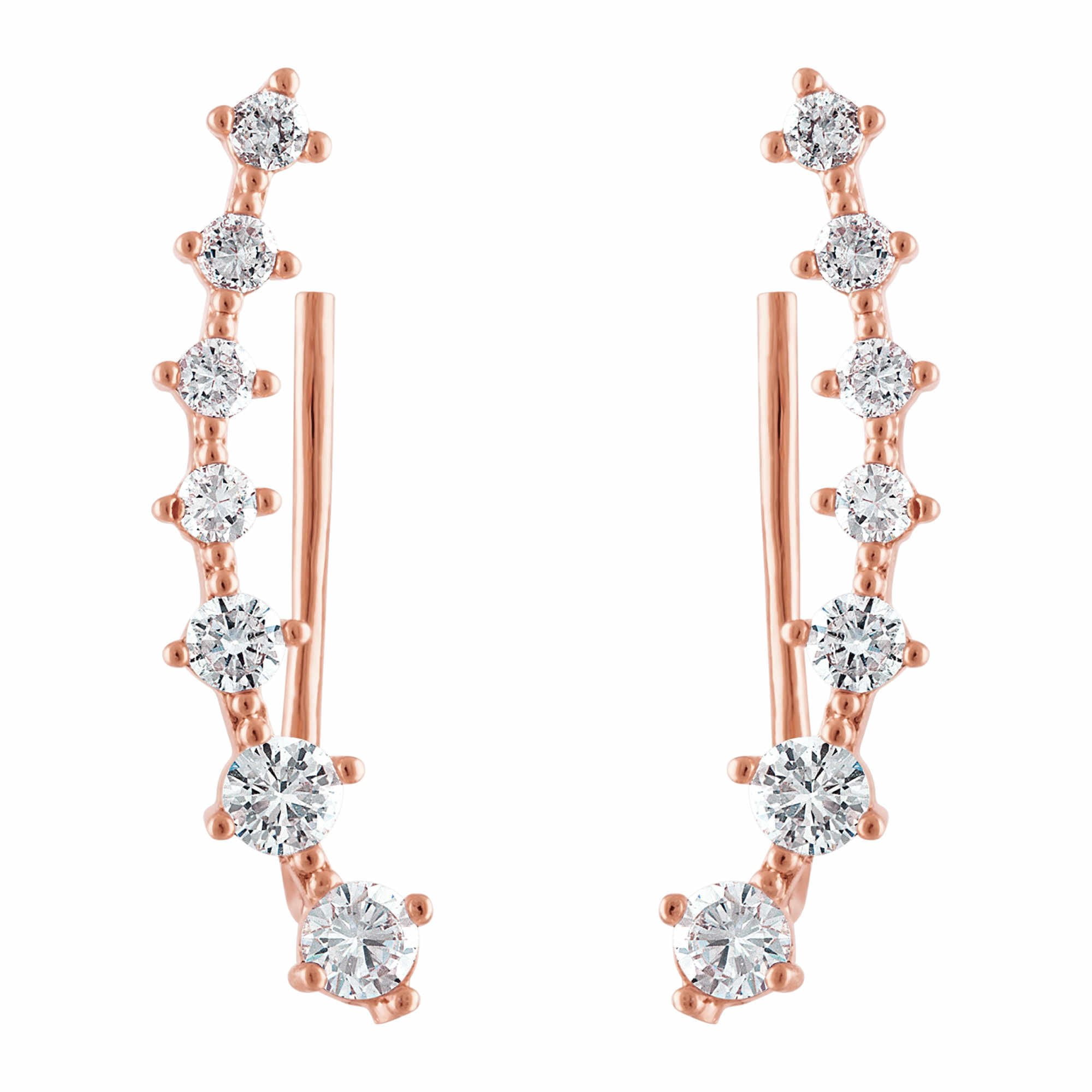 Ear climber earrings walmart sale