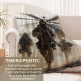 thumbnail image 3 of Army Blanket for Kids Adults, Army Flannel Throw Blanket, Army Decor Lightweight Warm Soft for Sofa Couch Bed Living Room Office Twin-XL, 3 of 7