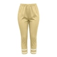 thumbnail image 5 of Guluxicc Women's Cropped Pants Elastic Waist Relaxed Summer Casual Capris for Everyday Wear, 5 of 9